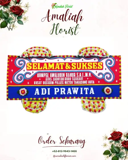 Papan Bunga Ucapan Selamat Aik Darek