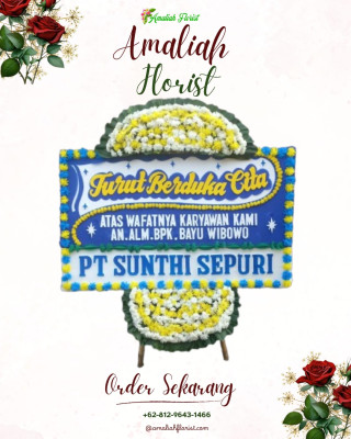 Papan Bunga Duka di Aik Darek