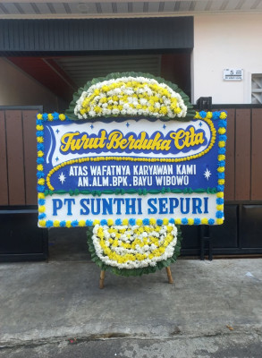 Papan Bunga Duka di Aik Darek