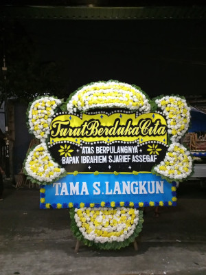 Papan Bunga Duka di Aik Darek